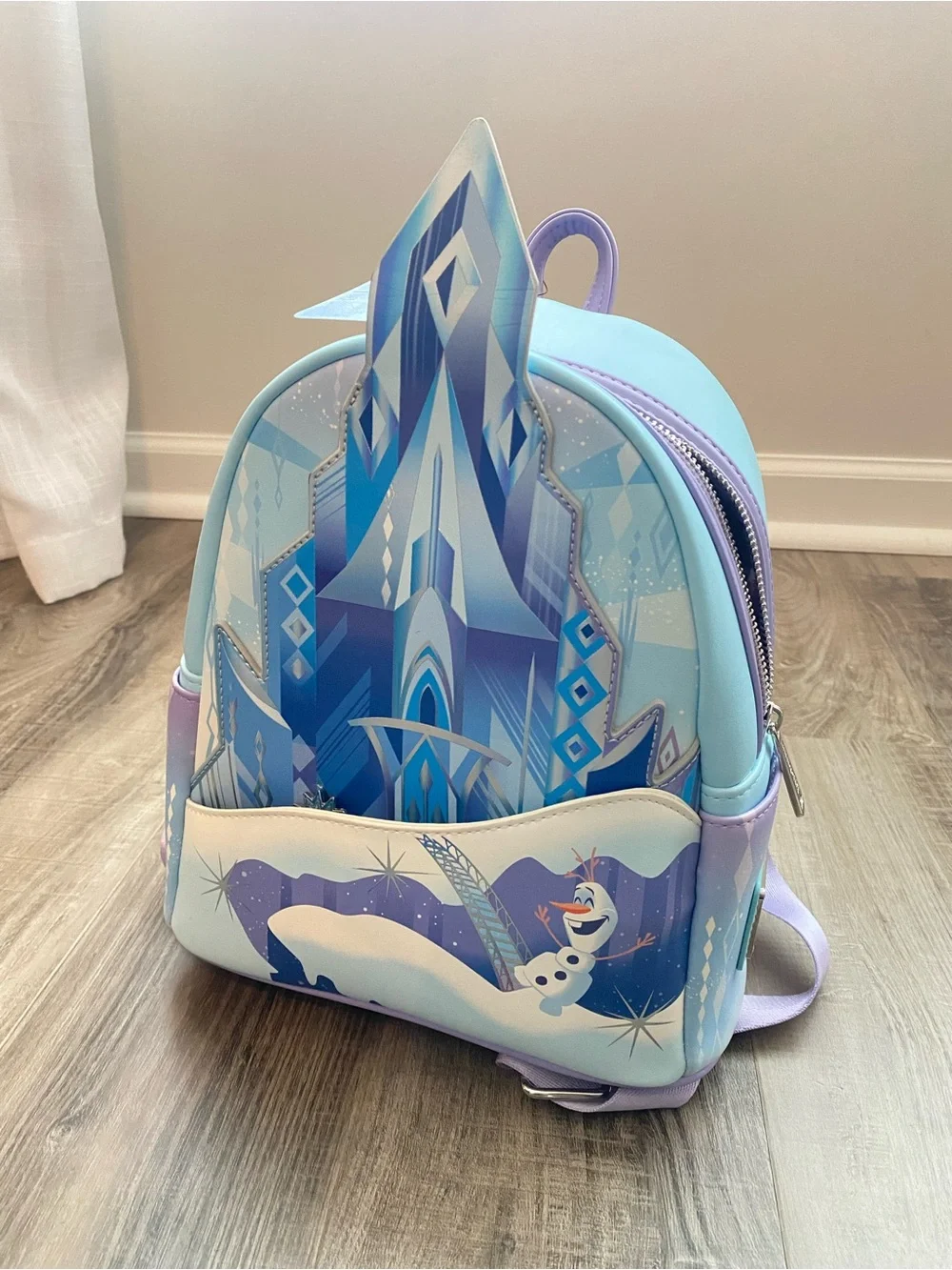 Frozen Castle Loungefly Disney backpack with tags
